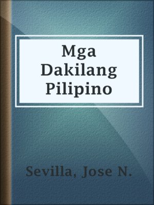 cover image of Mga Dakilang Pilipino